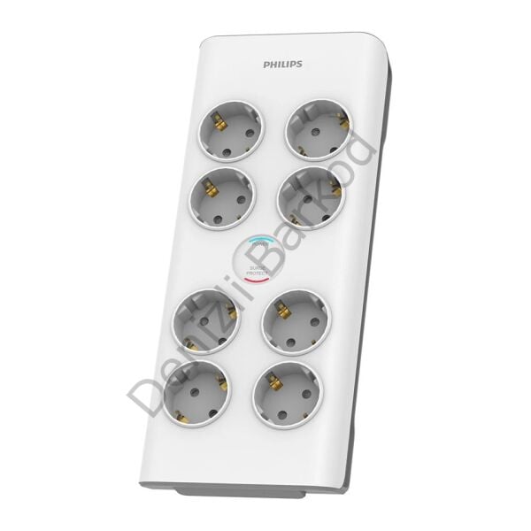 PHILIPS SPN7080WA/62 900J 8'Lİ / 2M AKIM KORUMALI PRİZ
