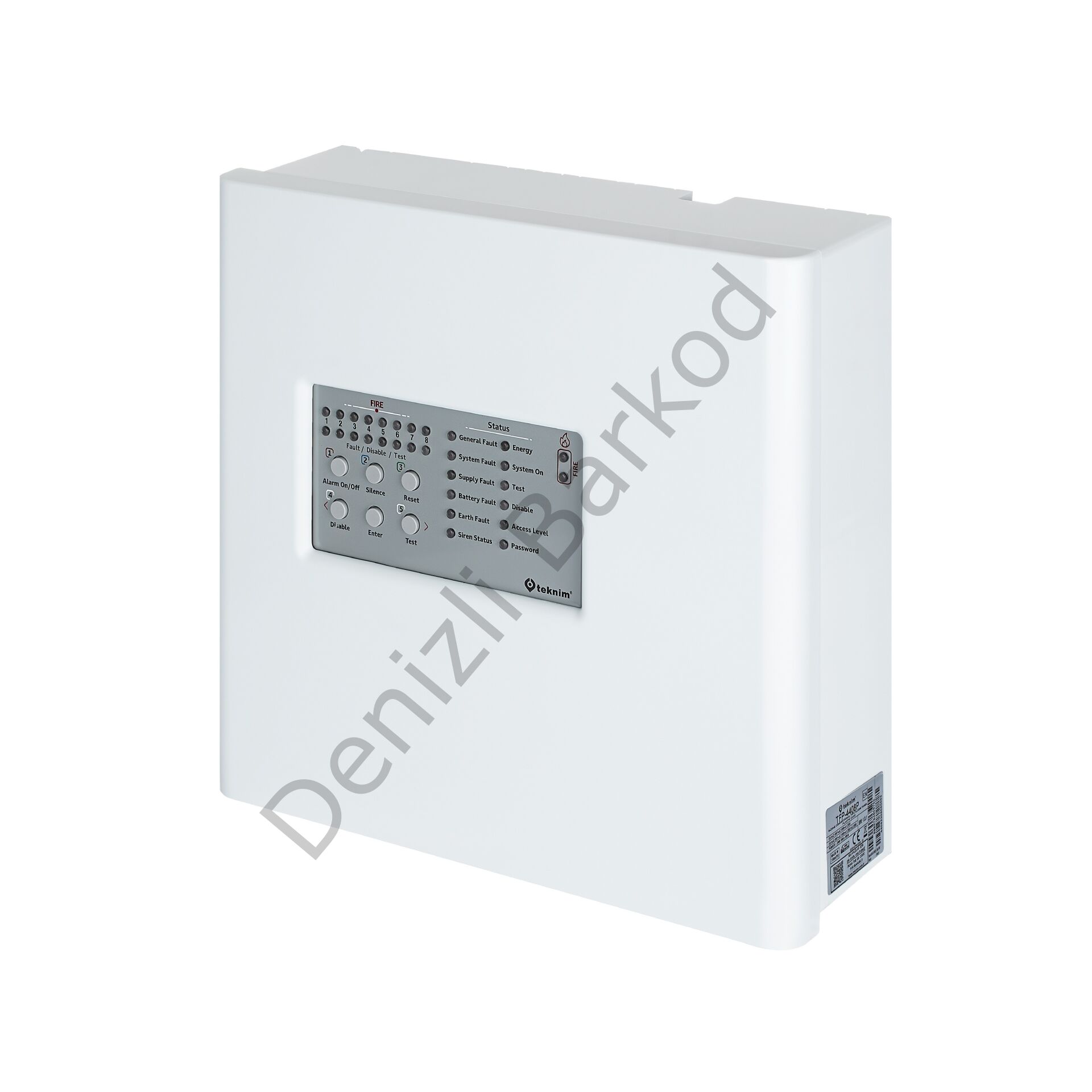 TEKNİM TFP-4408P 8 BÖLGELİ KONVAKSİYONEL YANGIN ALARM PANELİ