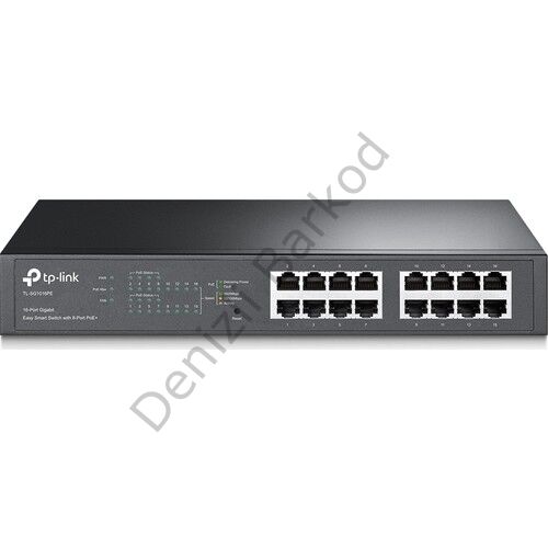 TP-LINK TL-SG1016PE 16 PORT 10/100/1000 8 PORT POE+ YONETILEBILIR RACK MOUNT SWITCH
