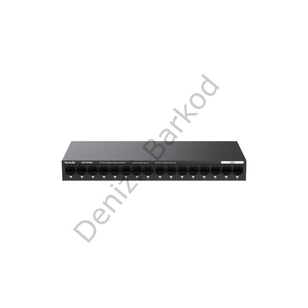 TENDA TEG1016M 16 PORT 10/100/1000 YONETILEMEZ RACK MOUNT SWITCH
