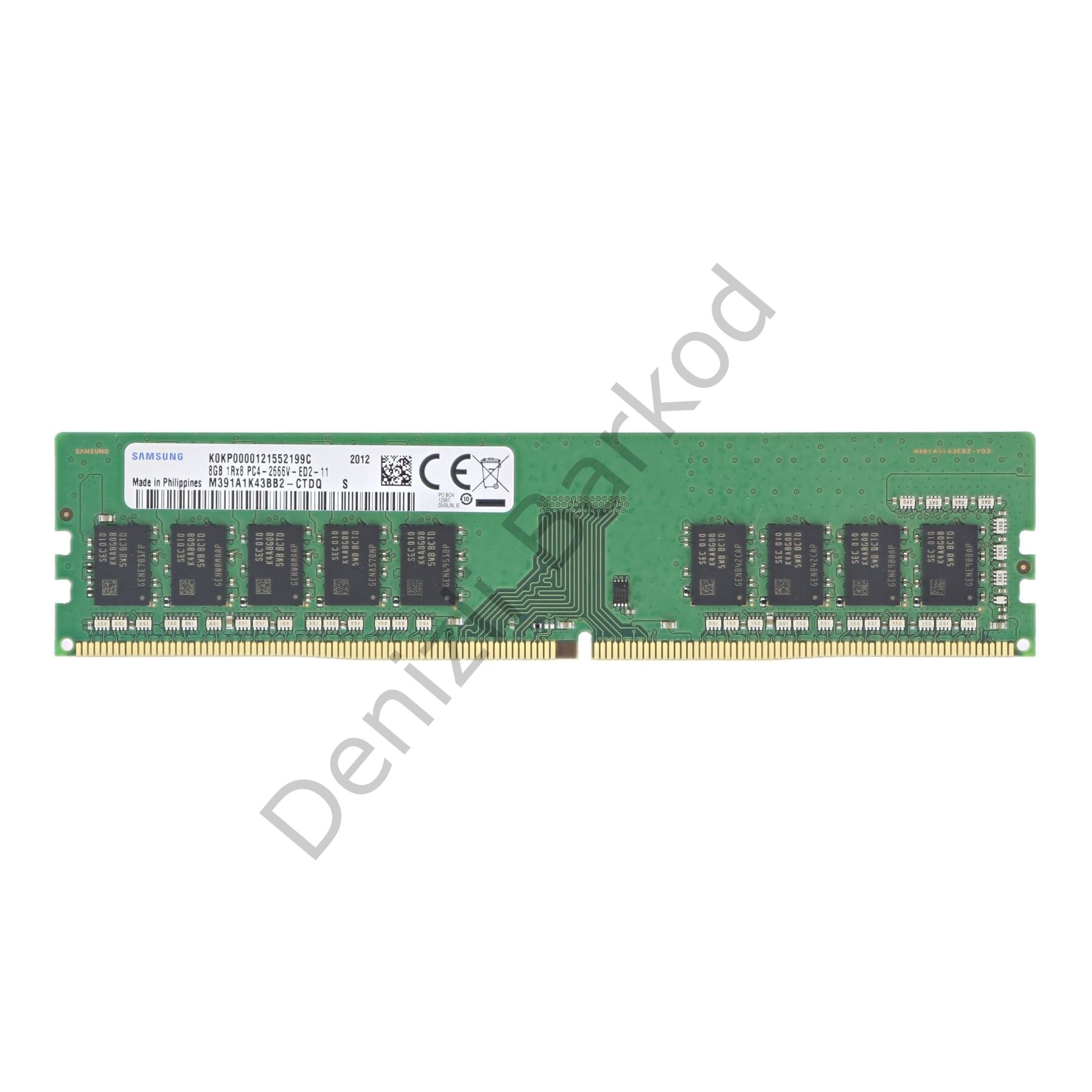 SAMSUNG M391A1K43BB2-CTD 8GB 2666MHZ DDR4 CL19 ECC SERVER RAM (BULK)