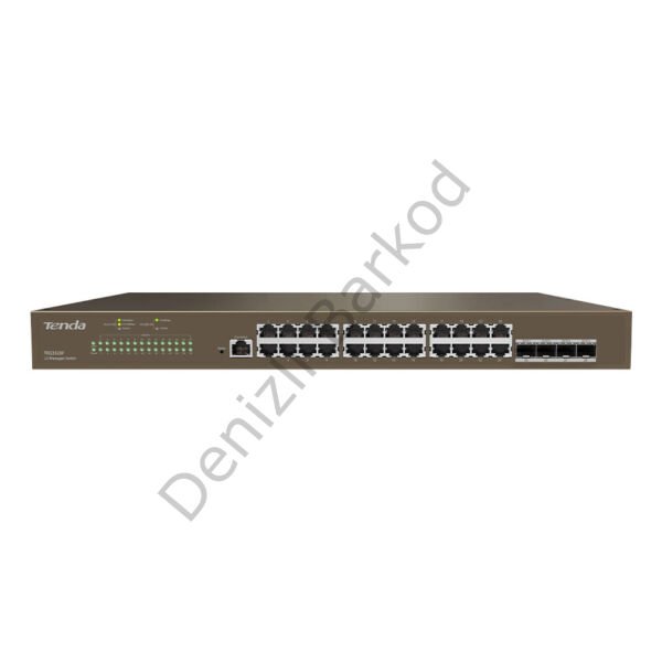TENDA TEG3328F 28 PORT 10/100/1000 4 X SFP YONETILEBILIR RACK MOUNT SWITCH