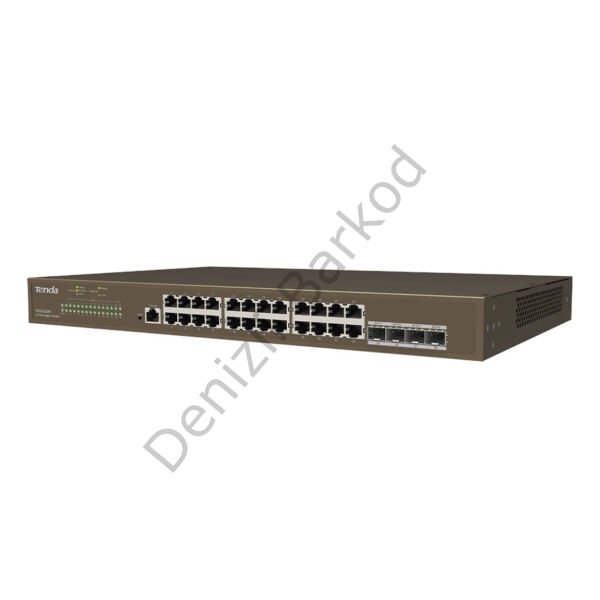 TENDA TEG3328F 28 PORT 10/100/1000 4 X SFP YONETILEBILIR RACK MOUNT SWITCH