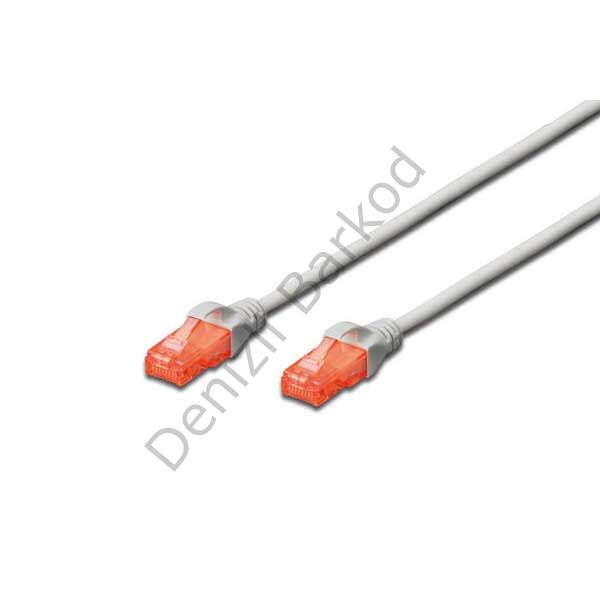 DIGITUS DK-1617-020 2MT UTP CAT6 PATCH KABLO GRI Cu, LSZH AWG 26/7