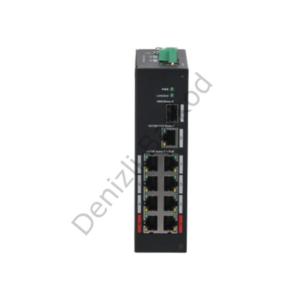 DAHUA PFS3110-8ET-96-V2 8 PORT 10/100 8 PORT POE 1 PORT UPLINK+ 1 SFP 96W YONETILEMEZ END. SWITCH