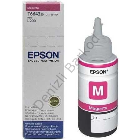 EPSON T6643 C13T66434A KIRMIZI  MÜREKKEP 70ML