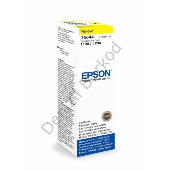 EPSON T6644 C13T66444A SARI  MÜREKKEP 70ML