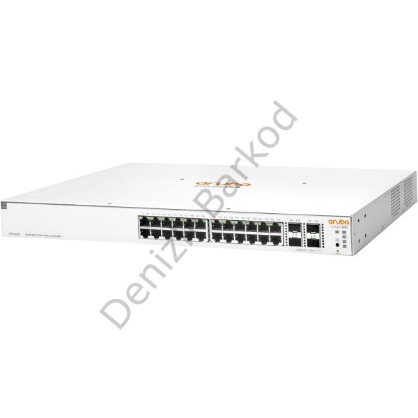 HP ARUBA 1930-24G JL684A 24 PORT 10/100/1000 24 PORT POE 4 X SFP YONETILEBILIR RACK MOUNT SWITCH 370W
